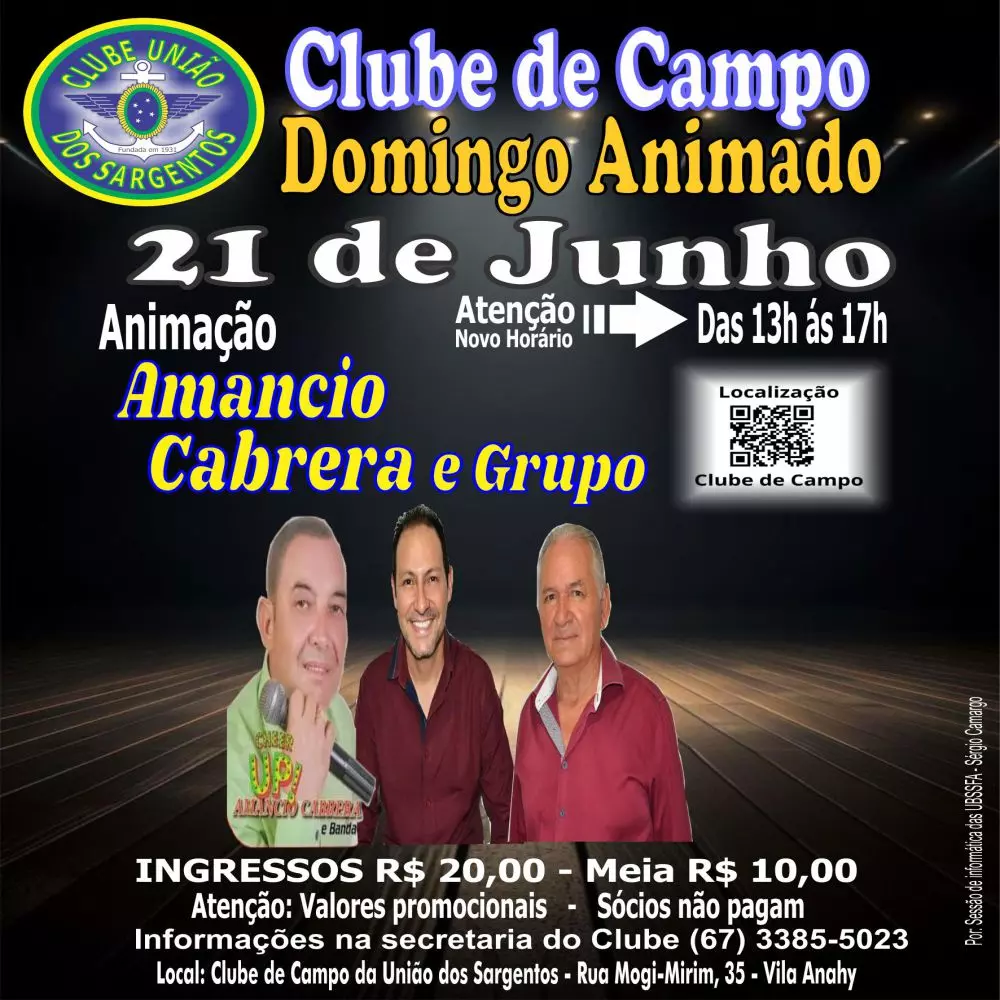 Domingo Animado no Clube de Campo